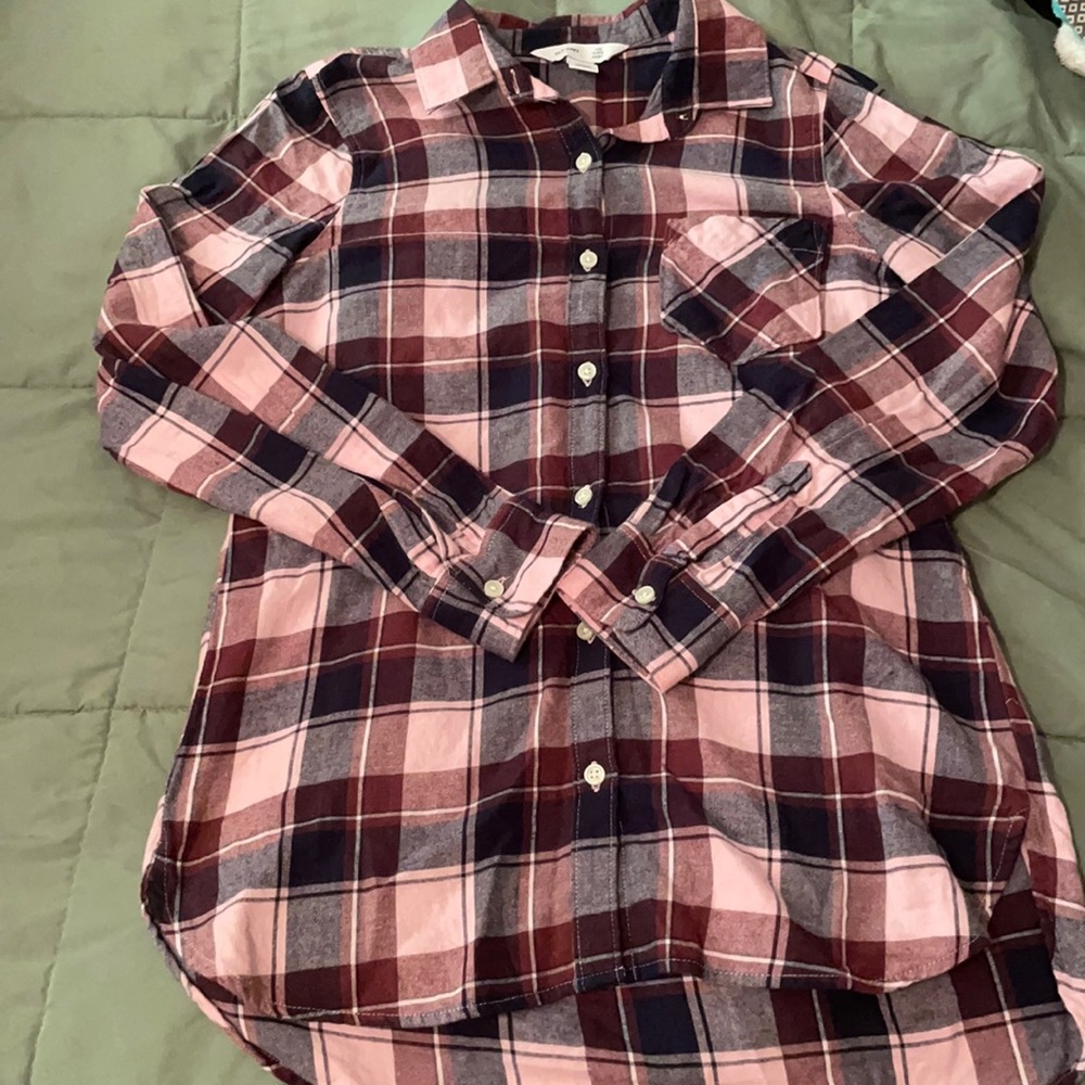 Small old navy multicolored flannel
